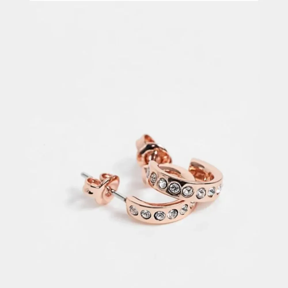 ❤︎ Ted Baker ❤︎ Seeni Mini hoop huge swarovski crystal earrings